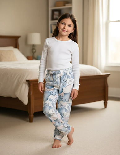 Pantalon Pijama Niños Invierno Polar Soft Para Chicos