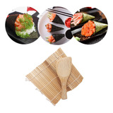 Esteira E Colher Para Sushi Temaki 18 Cm Culinária Oriental