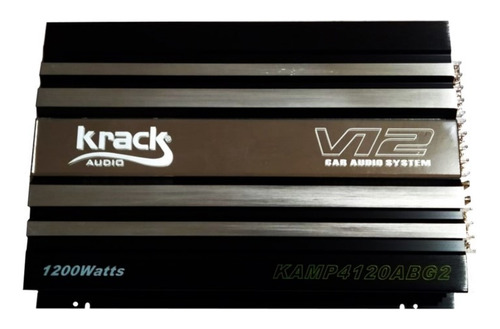 Amplificador Krack Kamp4120abg2 4 Canales Clase Ab 1200w Max