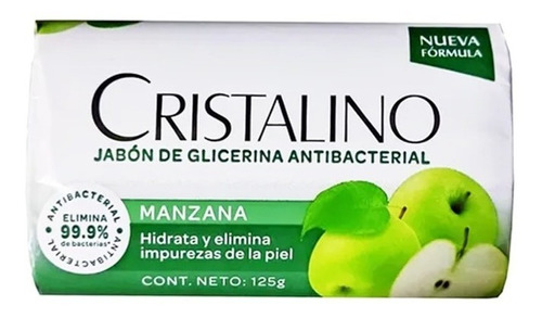 Jabon Cristalino X 125 G.-manzana - G A $32