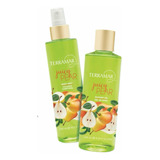 Set Gel De Baño + Body Mist Colonia  Juicy Pear Terramar