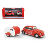 Vocho 1967 Volkswagen Vw Beetle Coca Cola 1:43 Diecast