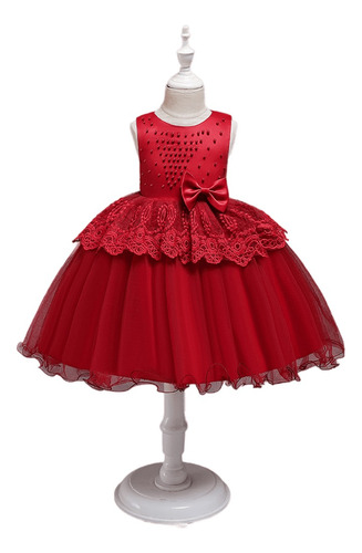 Vestido De Princesa Tutú De Malla For Niñas