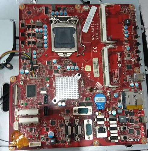 Placa Mãe Itautec Ms-aa711, All In One Al2022 