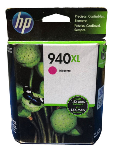 Cartucho De Tinta Hp Original  C4908al 940xl Magenta 