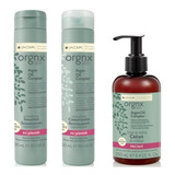 Lacoupe Orgnx Argan Oil Kit· Shampoo Acondicionador Leave In