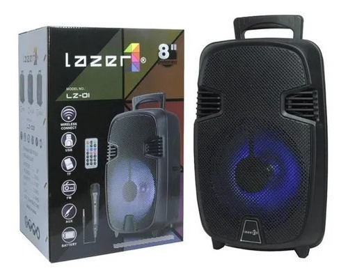 Cabina Parlante  Portable Sonido Bluetooth Led + Microfono 