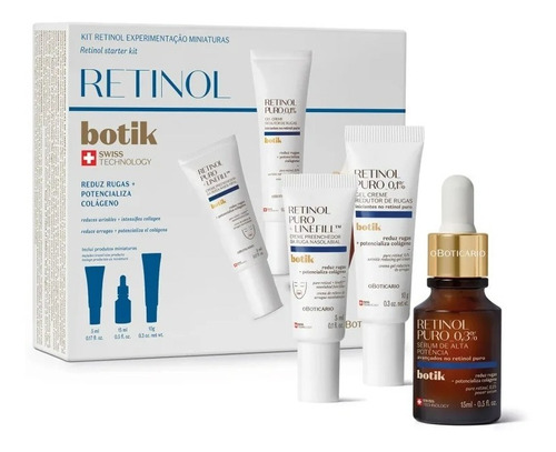 Kit Botik Retinol Puro (3 Itens) O Boticário