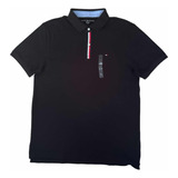 Camiseta Tipo Polo Tommy Hilfiger Hombre Talla L F023 Orgnl