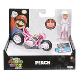 Super Mario Bros. La Pelicula, Peach Bike Racer Con Figura