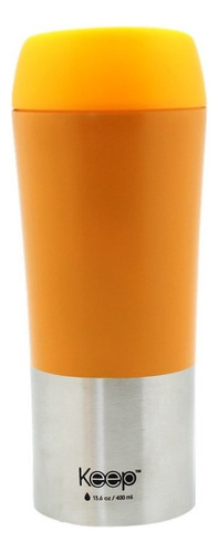 Vaso Térmico Keep On The Go Liso Color Amarillo 400ml