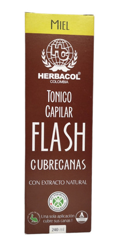 Tonico Capilar Flash Cubre Canas Tono Mi - mL a $75