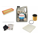 Kit 4 Filtros + Aceite Total 7000  Partner 1.6 Hdi 16v