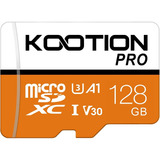 Kootion Tarjeta 128gb Micro Sdxc Uhs-i U3 V3 Alta Velocidad
