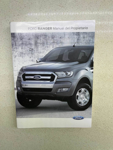 Manual Propietario Ford Ranger 2012/ Original Completo