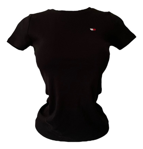 Playera Negra Tommy Hilfiger Original Para Mujer