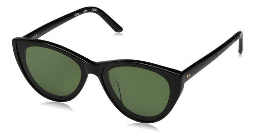 Toms Gafas De Sol Josie Cat-eye Para Mujer, Negro Brillante,