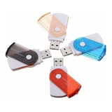 Lector De Memorias Usb 4 En 1 Tipo Pendrive Sd Micro Sd