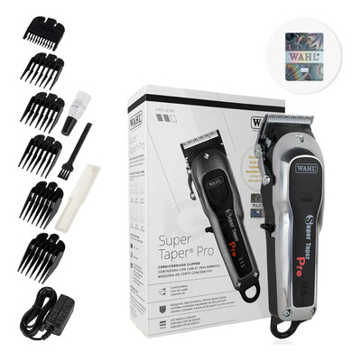 Máquina Cortadora De Pelo Profesional Wahl Super Taper Pro Inalámbrica Con Holograma De Autenticidad Clipper Cordless Con Accesorios Para Barbería | Meses sin interés