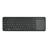 Teclado Inalambrico Con Touch Pad Perfect Choice Negro Pc-20