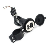 Cargador Adaptador Moto Usb Interruptor Impermeable Original