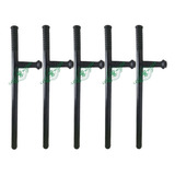 Bastón Defensa Policía Macana Pr24 Tonfa Tolete Pvc Pack 5pz