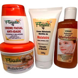 Kit 4 Mulateiro (antidade, Esfoliante, Sabonete, Hidratante)