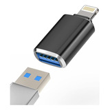 Adaptador Otg Para iPhone Entrada Usb