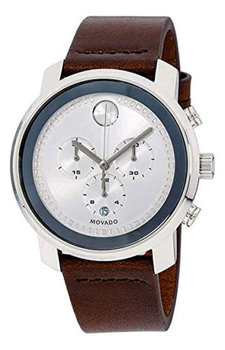 Movado Bold Quartz Movement Silver Dial Reloj Para Hombre 36