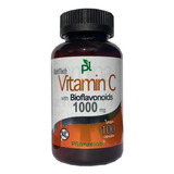 Vitamina-c 1000 Con 100 Mg Bioflavonoides 100 Caps Veganas