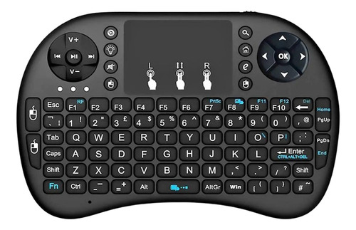 Mini Touch Pad Keyboard Teclado Sem Fio Wireless Com Led