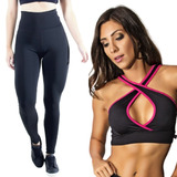 Conjunto Fitness Longo Roupas Academia Ginástica Musculação 