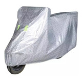 Carpa Funda Cubre Moto Impermeable Uv Peva(vinilo) + Algodon