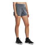 Short Under Armour Flex Woven 2 In 1 Mujer Training Gris