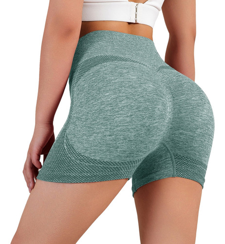 Short Bermuda Levanta Bumbum Cintura Alta Modeladora Fitness