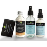 Kit Antiacne Rusens Jabón + Tónico 120ml + Crema +exfoliante