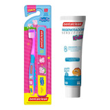 Escova Escolar C/ Estojo + Gel Dental Infantil Regenerador