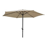 Sombrilla Jardin 2.5m Manivela Articulacion Parasol Easy Set