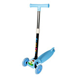 Scooter Monopatín Infantil Pie Niños 3 Ruedas Celeste 0072h 