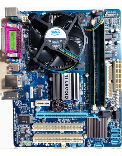 Kit Mother Gigabyte Ga-g41mt-s2, Core 2 Duo E8400, Ddr3 4gb 