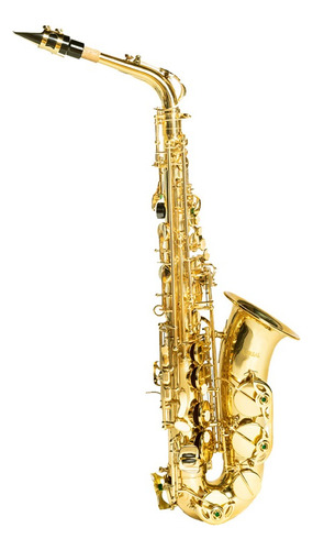 Saxofón Alto Aureal Eb Laqueado Aas1 Alta Calidad, Kit