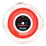 Cuerda Yonex Polytour Rev, 16 L, 1,25 Mm, Color Naranja, Rollo