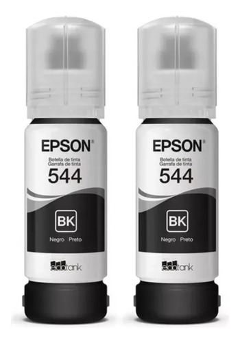 Epson Ecotank 544 Pack De 2 Botella De Tintas Color Negro
