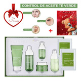 Control Grasa Facial Té Verde Limpiador Loción Tónico Crema