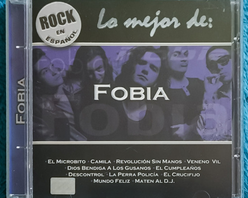 Fobia: Lo Mejor De Fobia, Rock En Español - Cd Nuevo Sellado