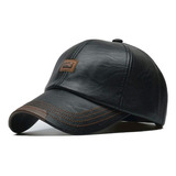 Gorra Para Hombre Tipo Piel Ajustable