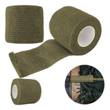 Fita Adesiva Bandagem Elastica Camo Tape Lisa Verde