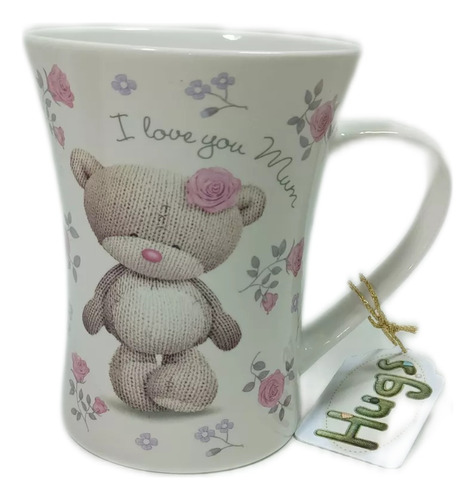 Tazón Mug I Love You Mum Original Hugs Importado 300 Cc