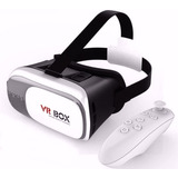  Óculos 3d Realidade Virtual Vr Box + Controle Bluetooth 