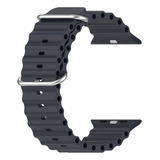 Pulseira Ondas Para Apple Watch Ultra 49mm E 45mm 44mm 42mm